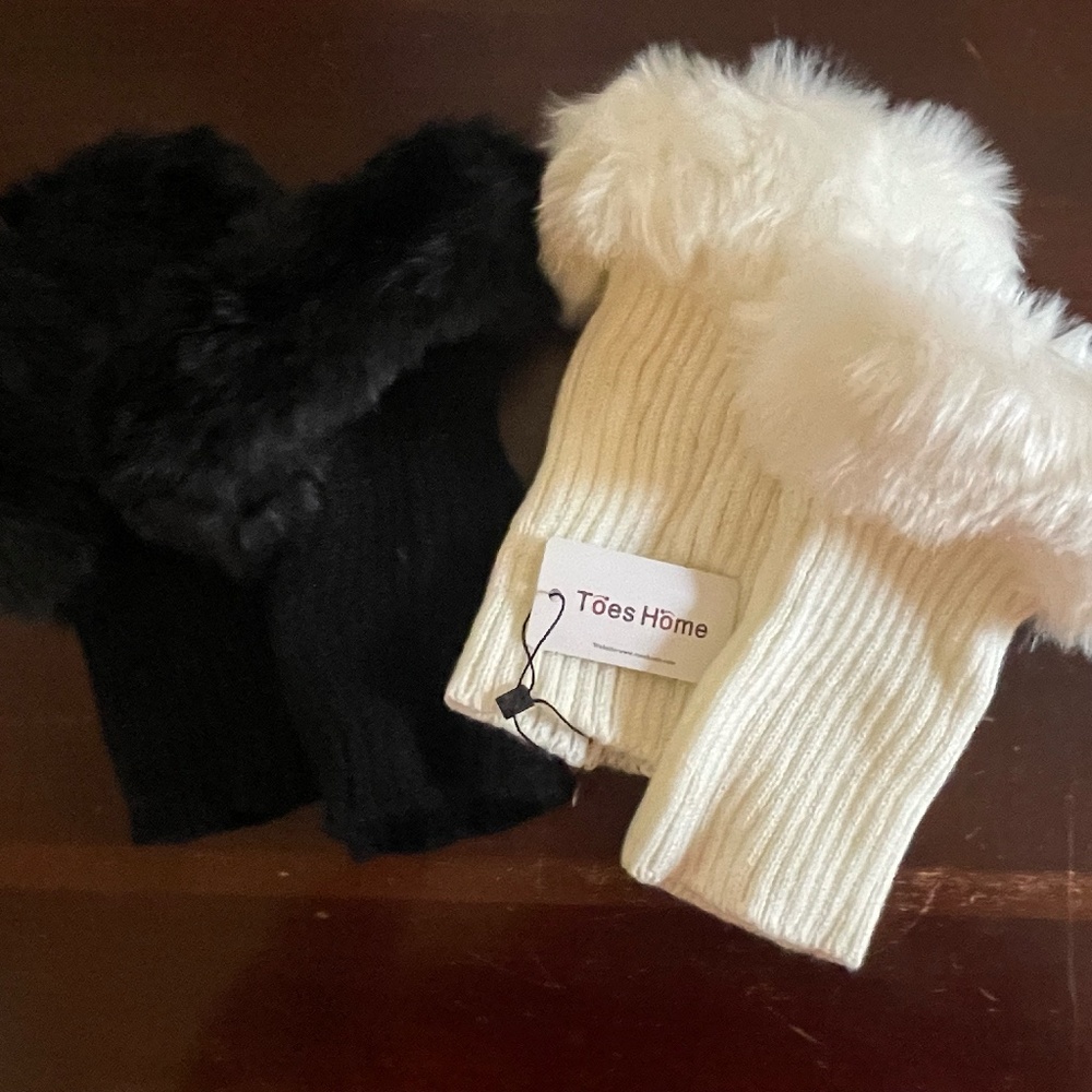 Toes Home Boot Sock Toppers--NEW with Tags--2 Pair